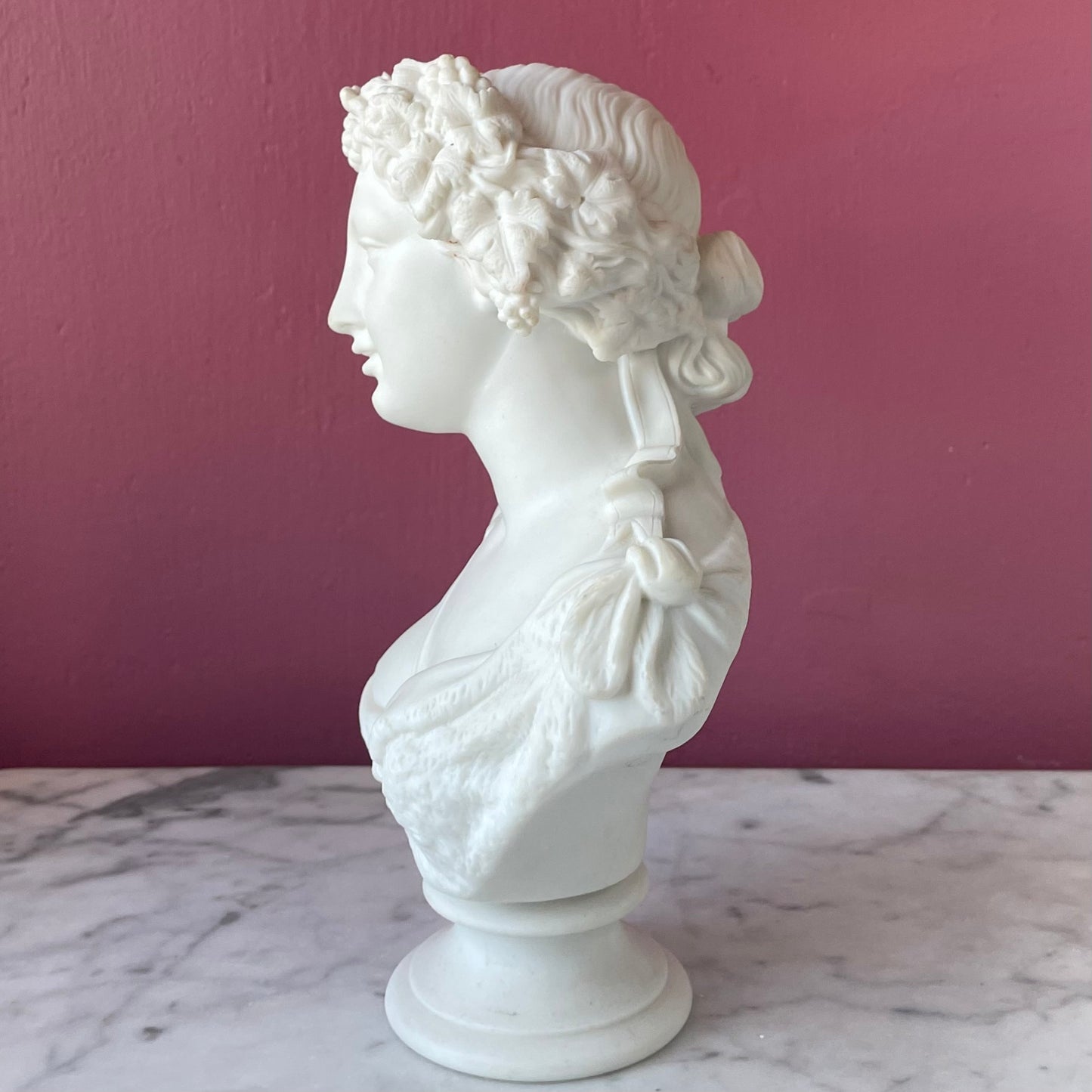 Victorian Parian Bust