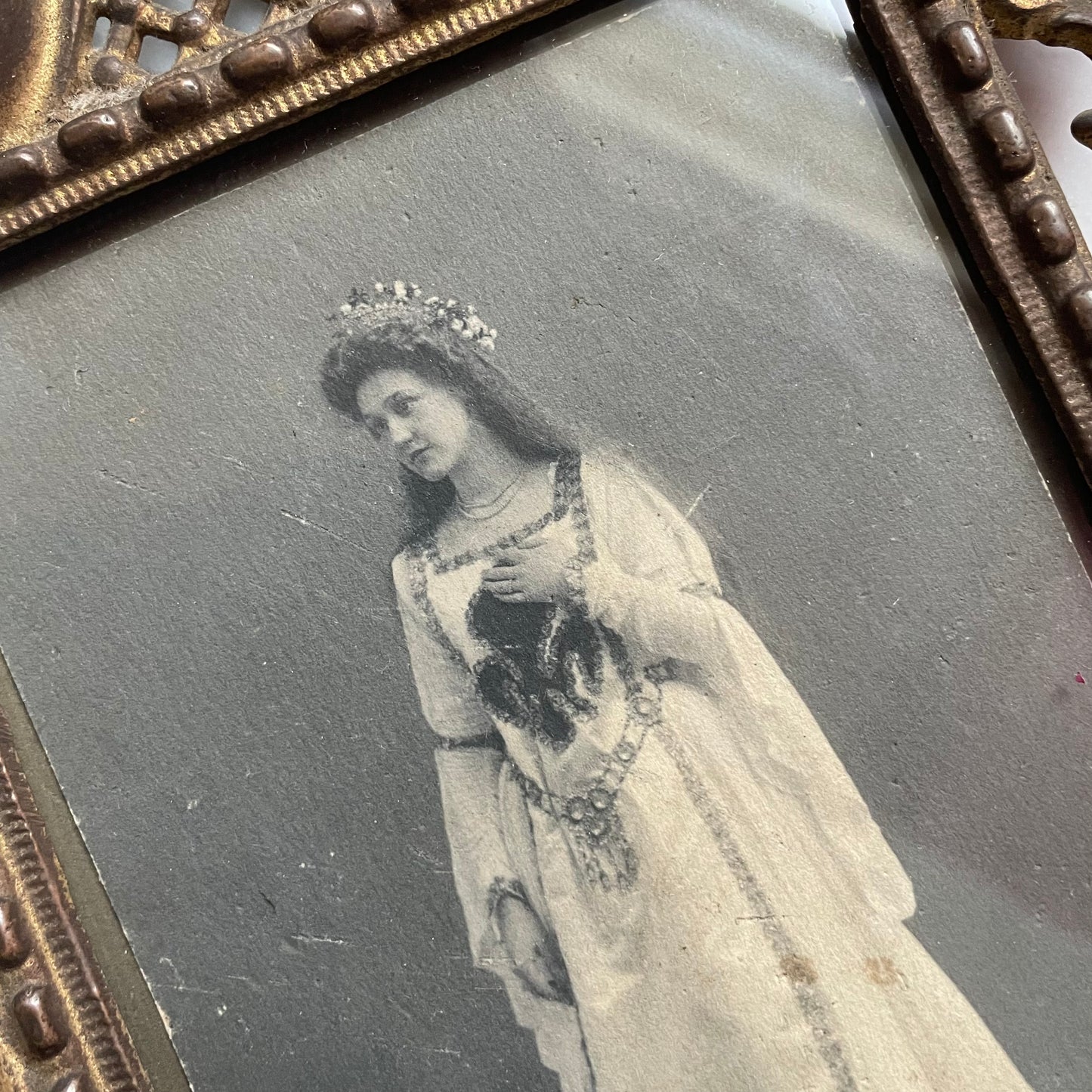 Victorian Photo of Woman in Medieval Costume