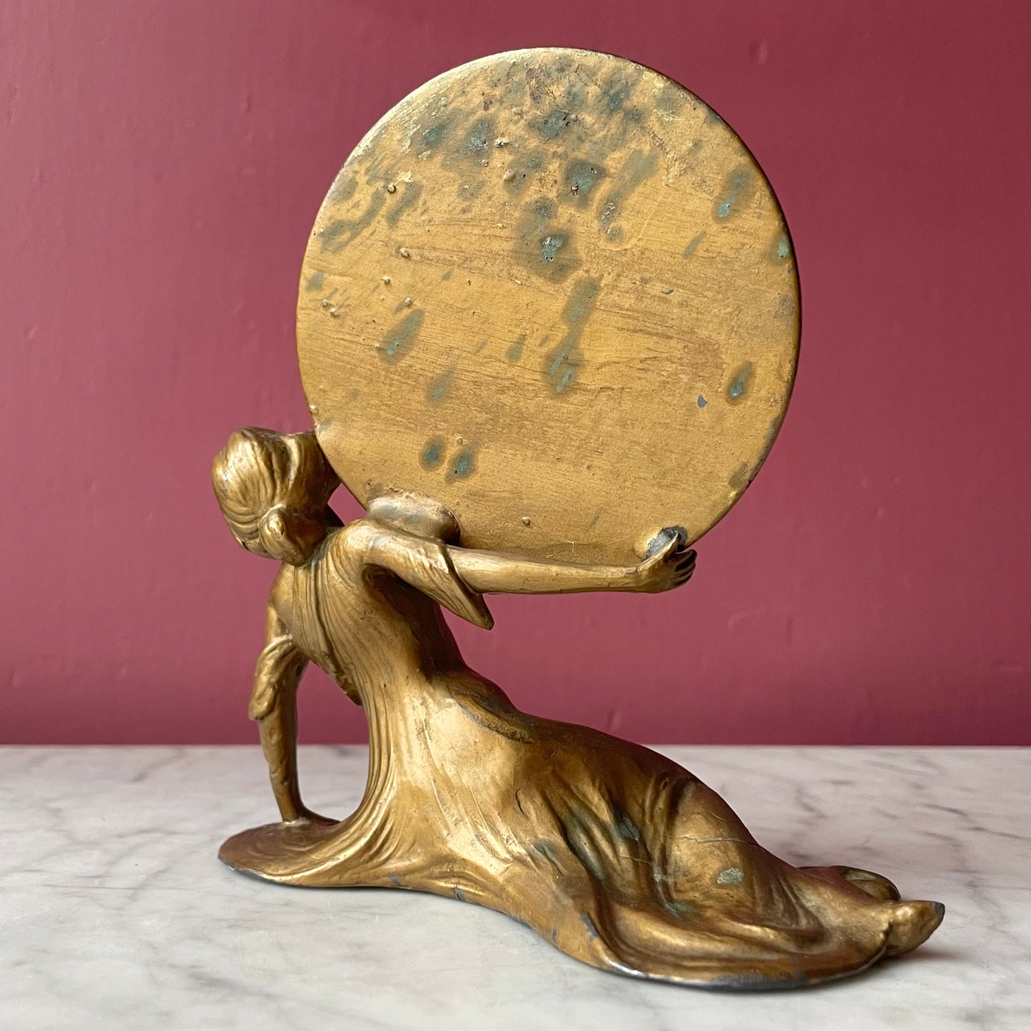 Antique Art Nouveau Vanity Mirror