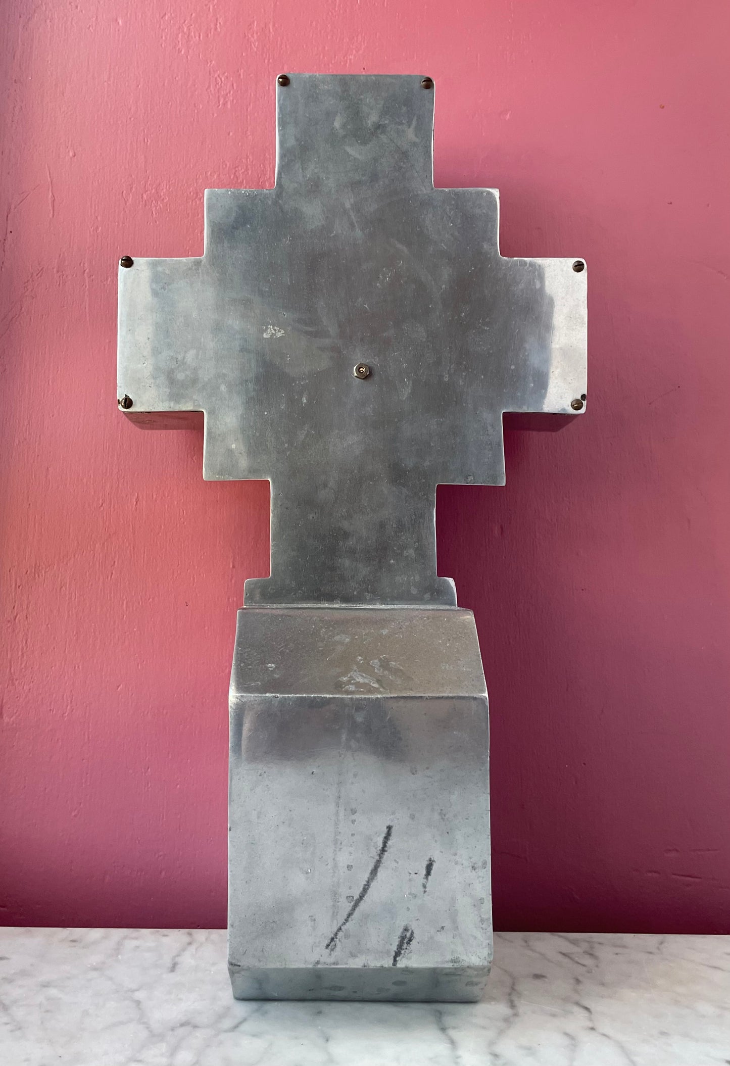 RESERVED Vintage Church Salvage Crucifix