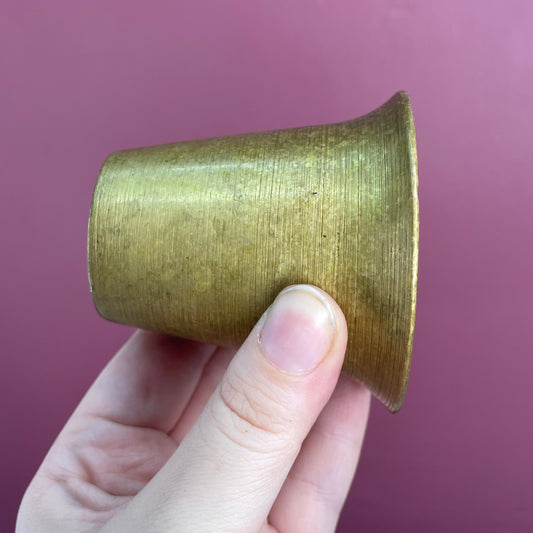 Vintage Brass Mortar & Pestle