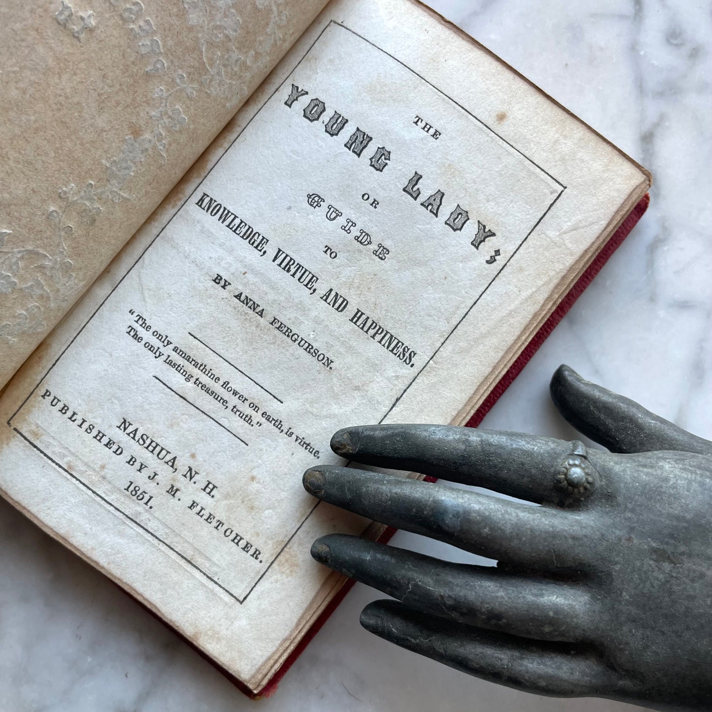 The Young Lady | Guide to Knowledge, Virtue, & Happiness | 1851
