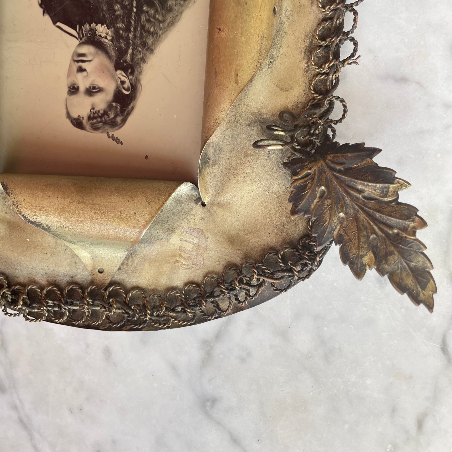 Victorian Tintype in Metal Frame