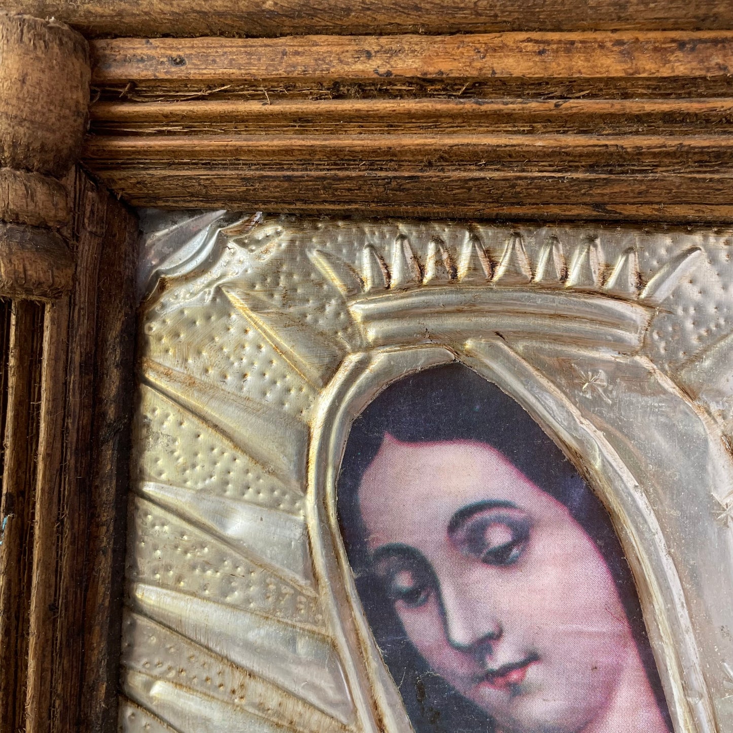 Vintage Mexican Madonna in Nicho