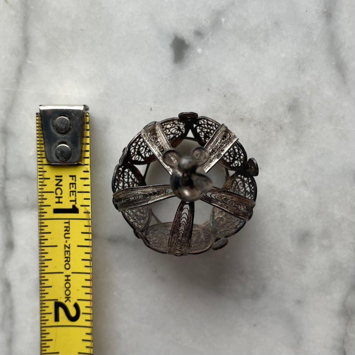 Antique Spanish Silver Santos Crown
