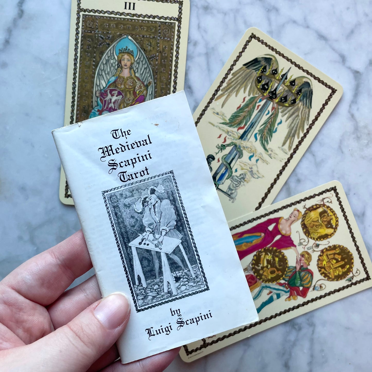 Vintage Medieval Scapini Tarot Deck