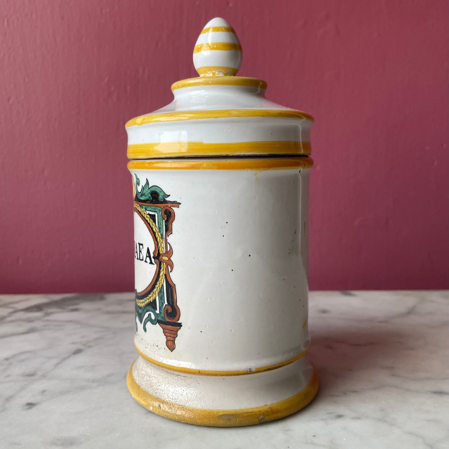 Vintage Italian Apothecary Cannister
