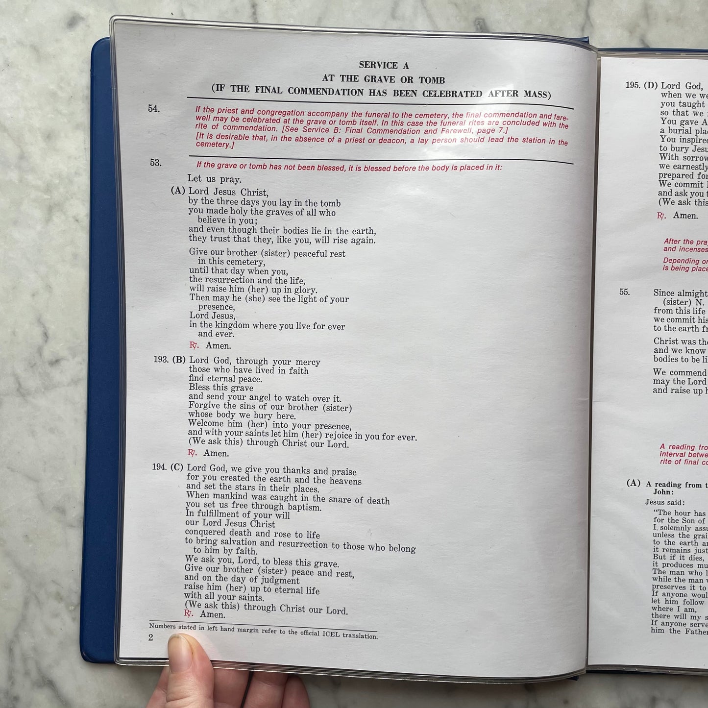 Vintage Catholic Funeral Service Book