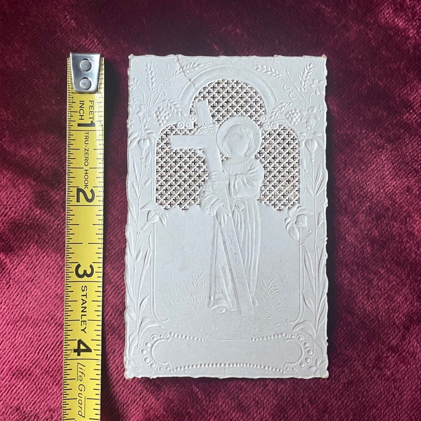 Antique Holy Card | Gloria in excelsis deo