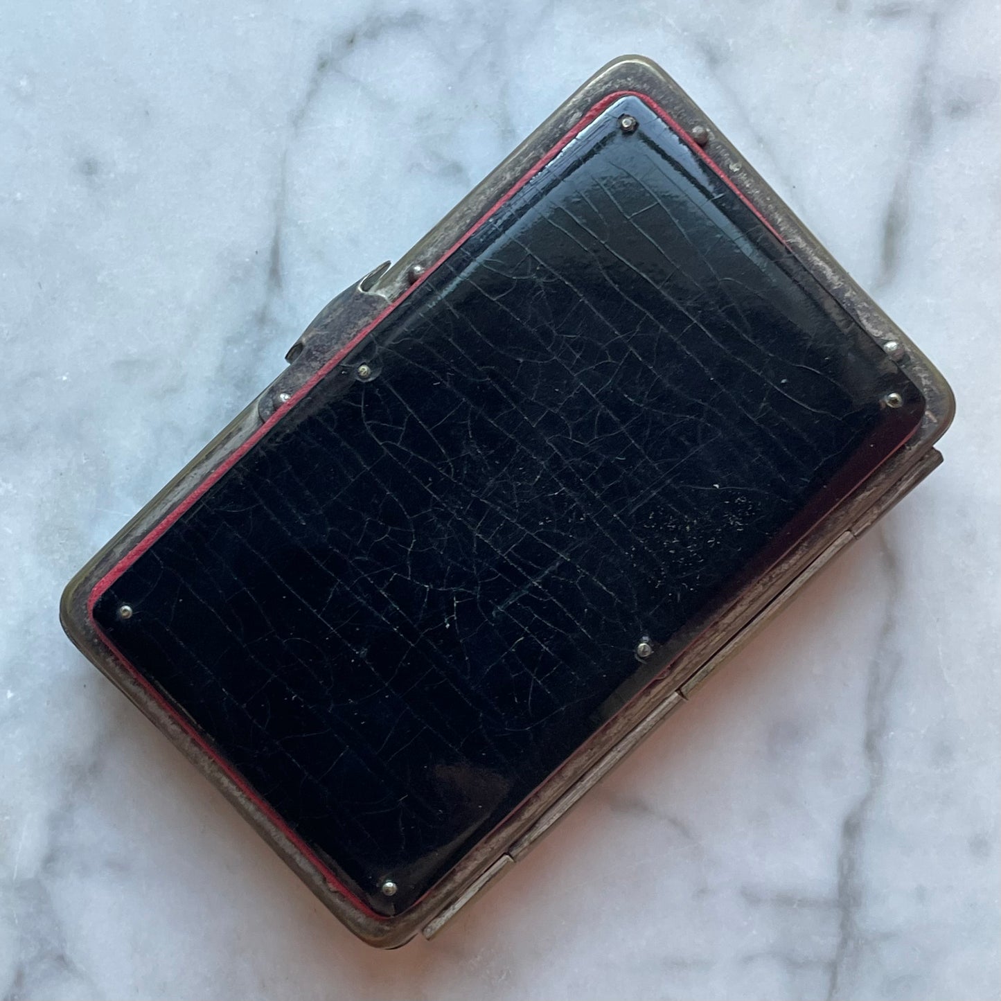 Victorian Mother of Pearl Inlaid Coin Purse
