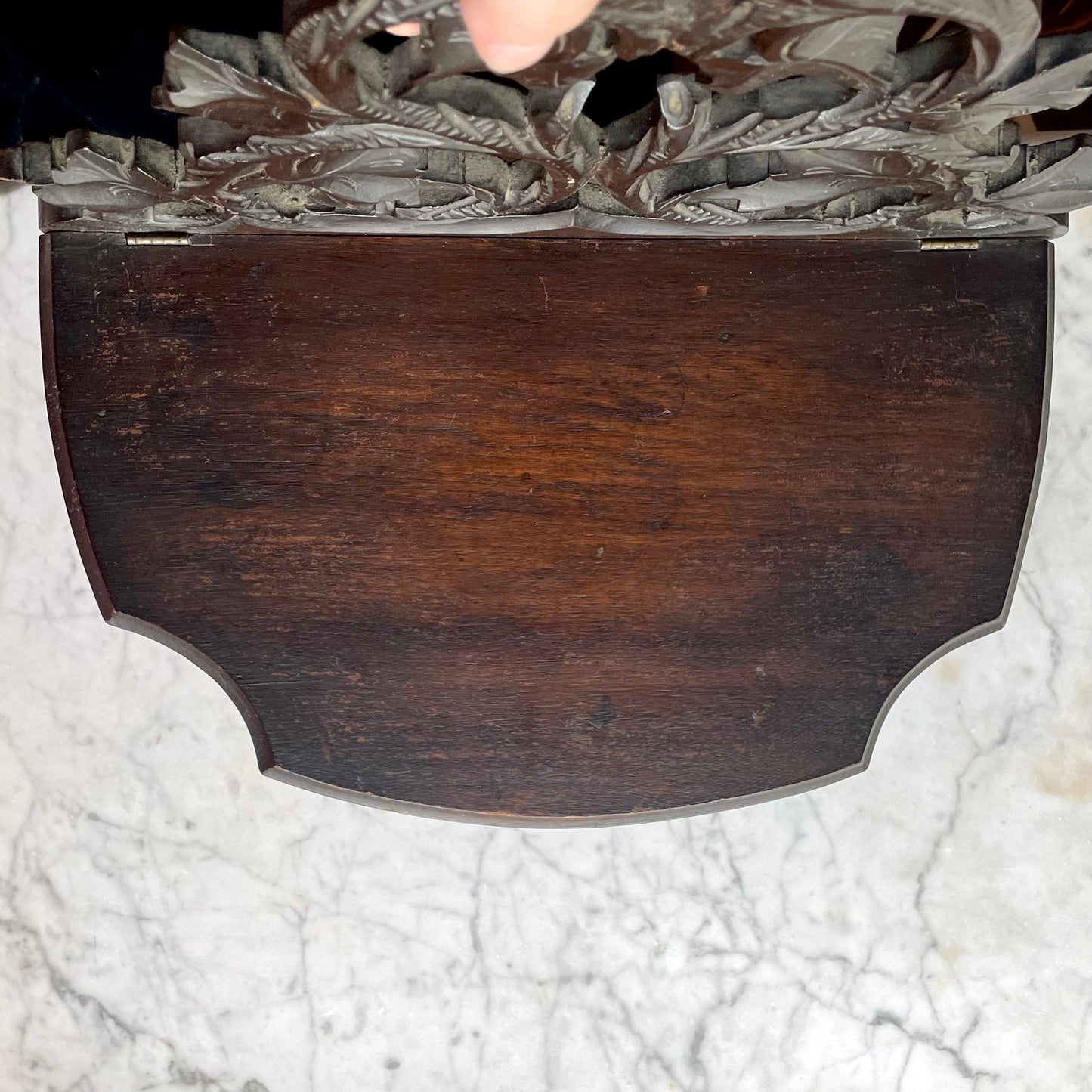 Antique Black Forest Style Shelf