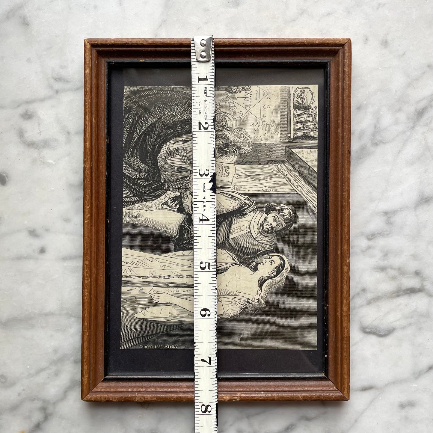 Antique French Palmistry Print