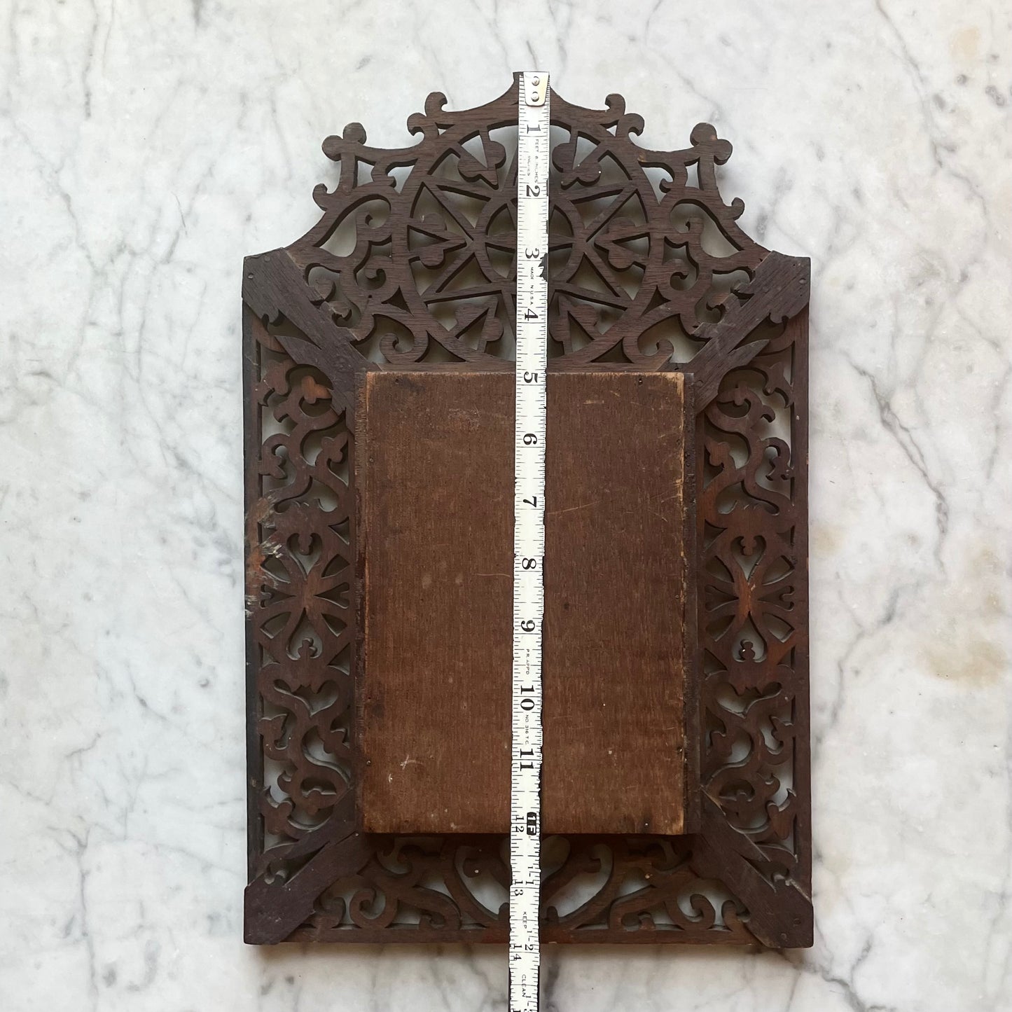 Victorian Scrollwork Shadowbox with Paper Fashion Doll