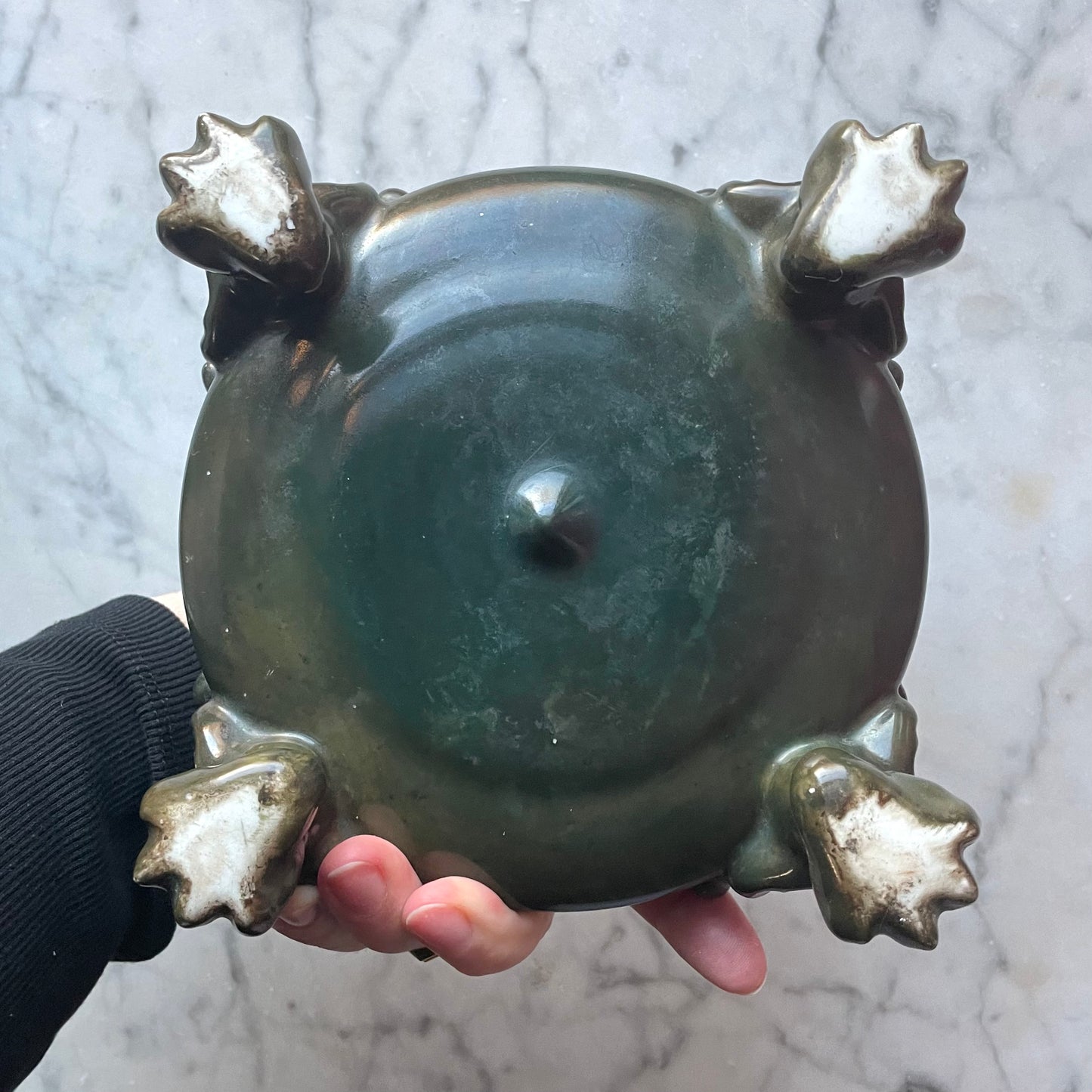 Glass Dome on Clawed Foot Base