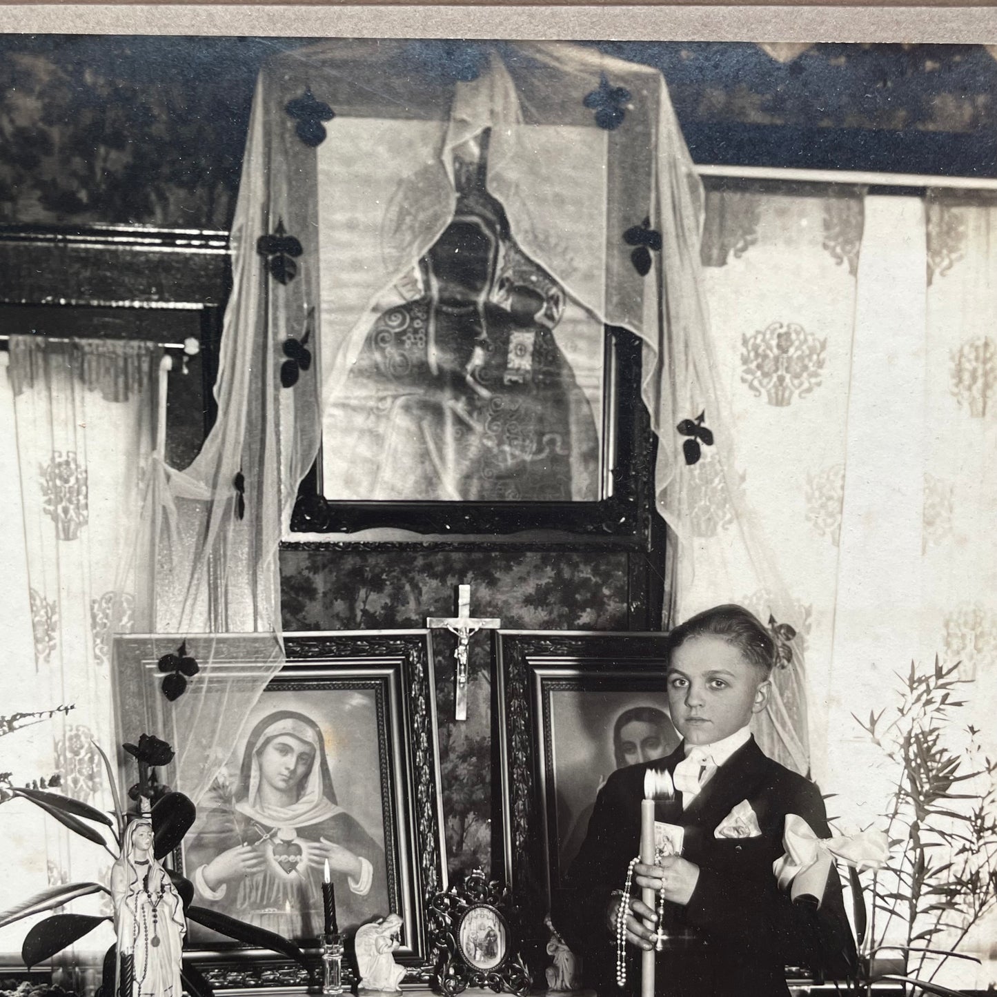 Antique First Communion Portrait