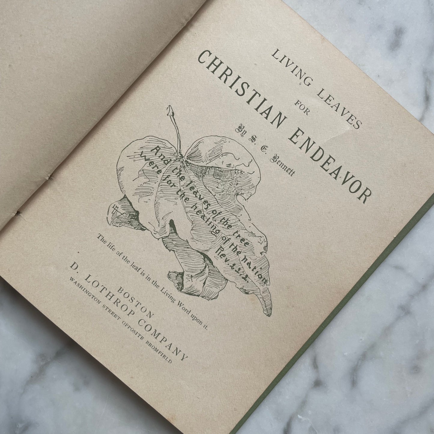Living Leaves for Christian Endeavor