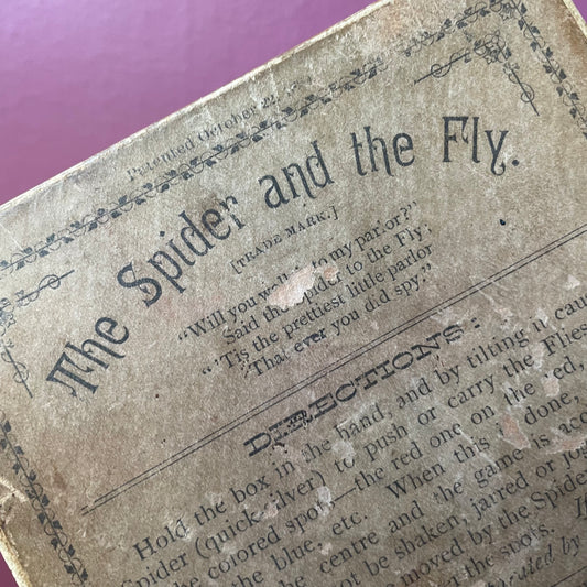 Spider & the Fly | Victorian Dexterity Game