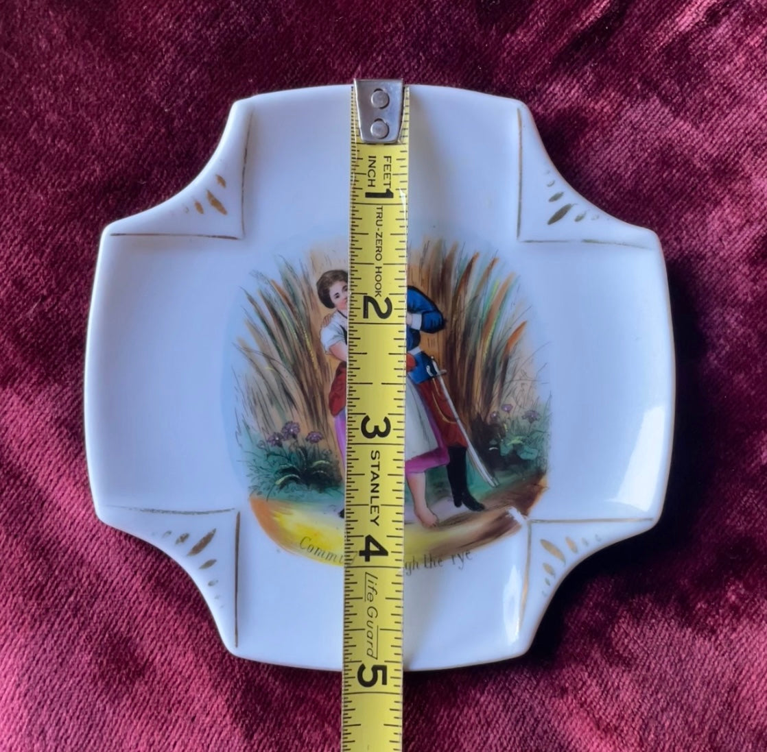 Coming through the Rye | Antique Erotic Novelty Dish