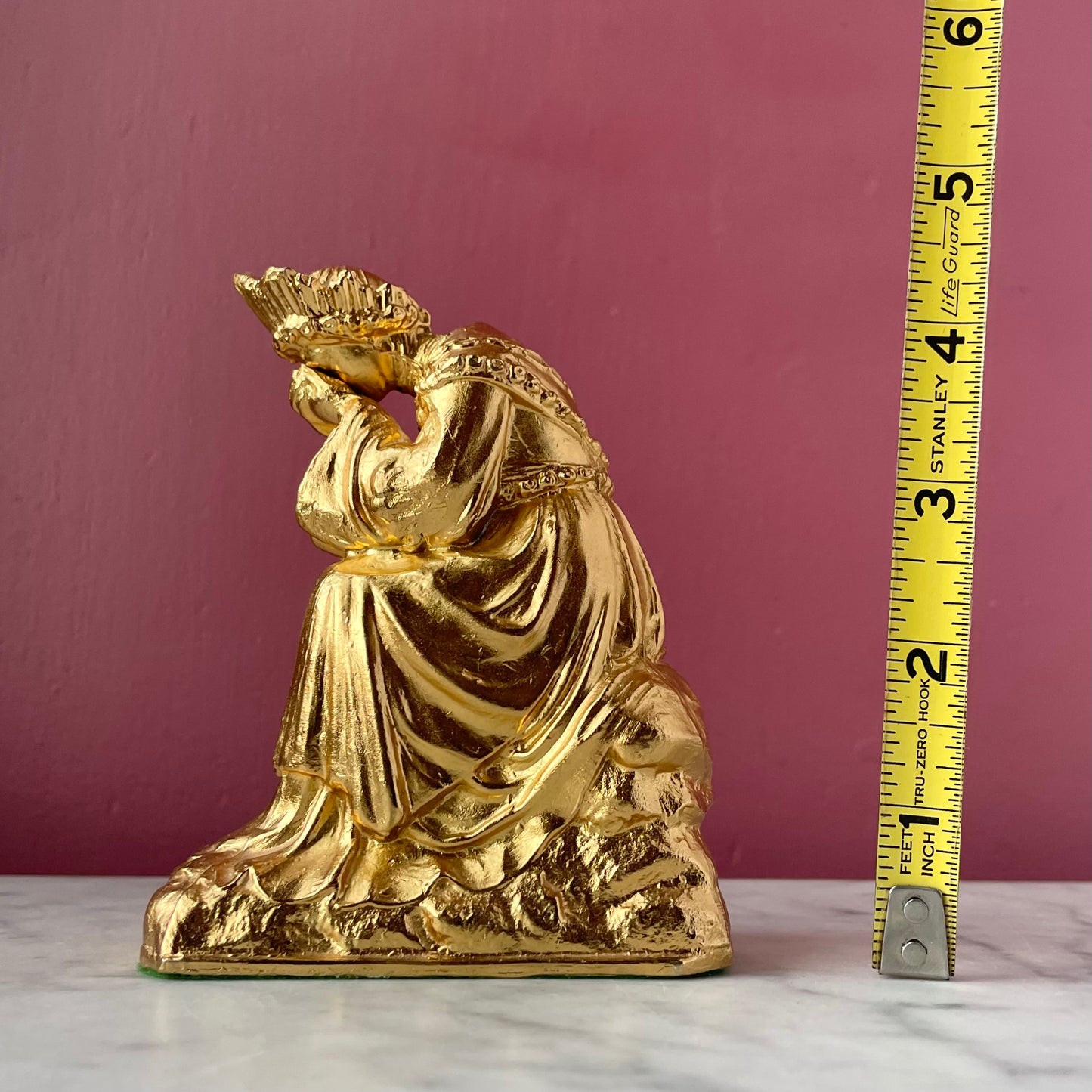 Our Lady of La Salette | Antique Spelter Figure