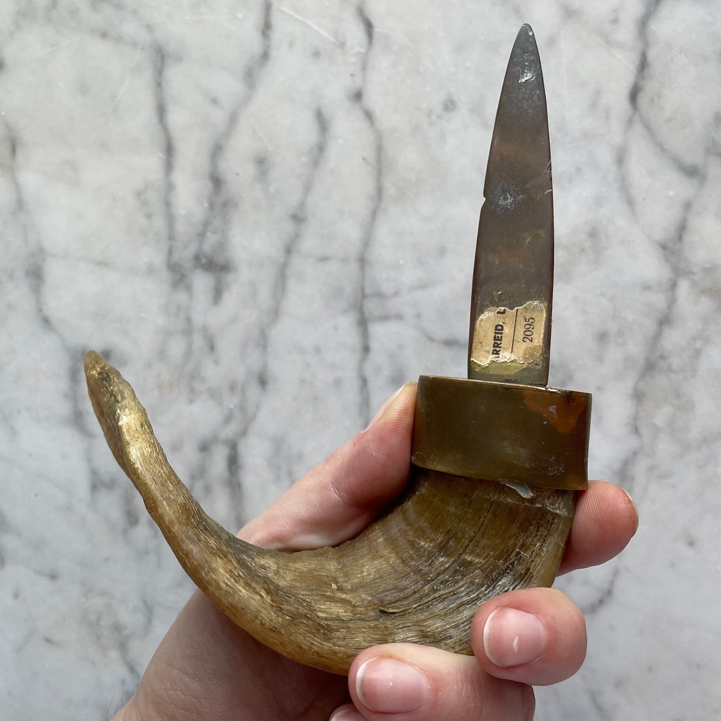 Vintage Horn Letter Opener