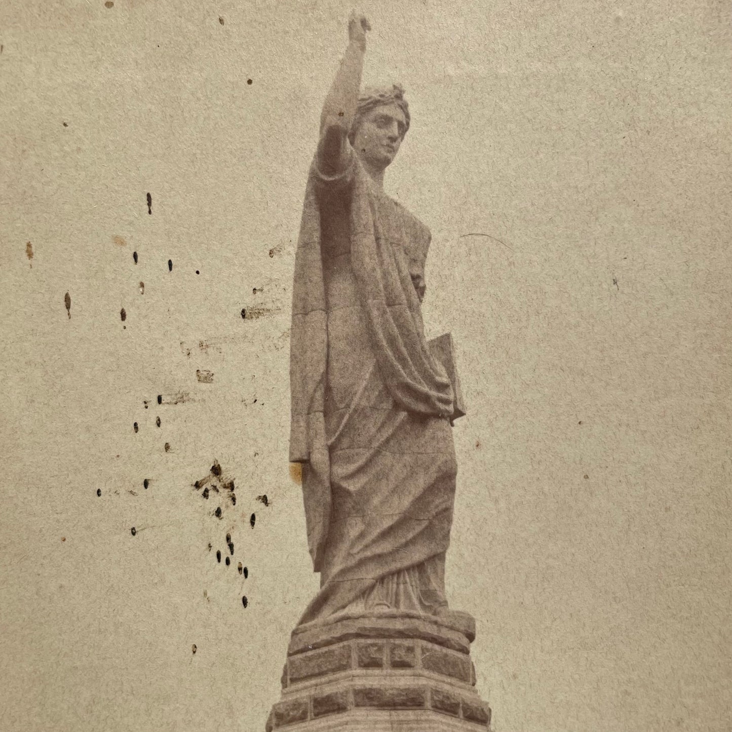 National Monument to the Forefathers | Plymouth, MA | Antique Cabinet Card Photo