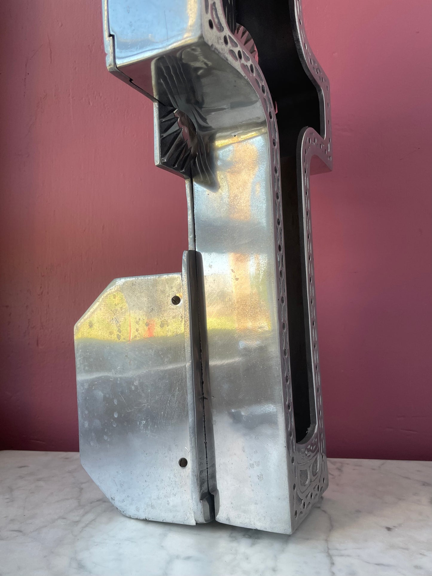 RESERVED Vintage Church Salvage Crucifix