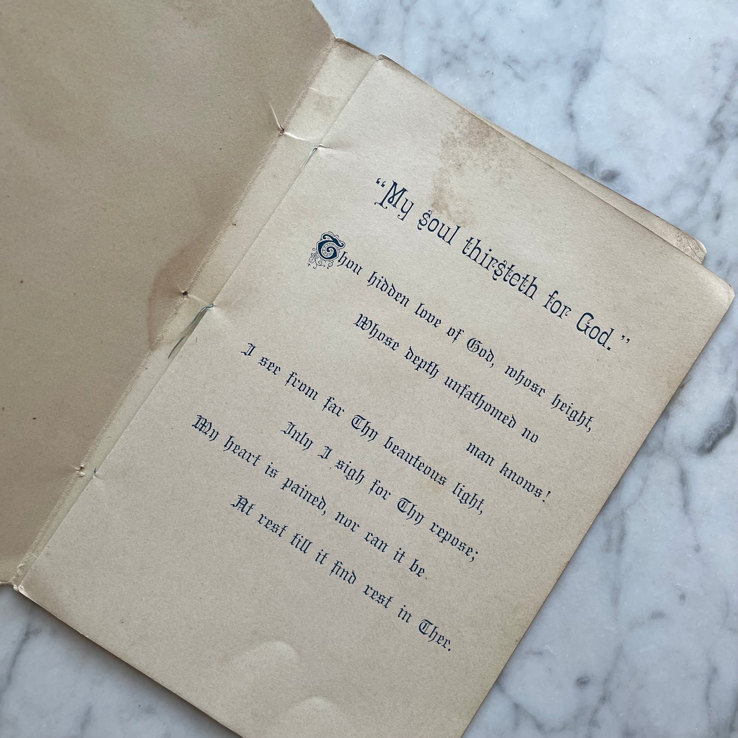Supplication | Victorian Devotional Booklet