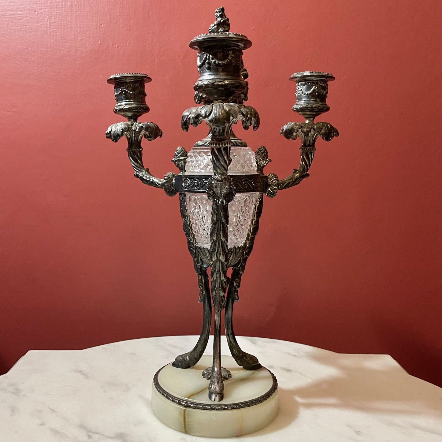 Vintage Cloven Hoof Candelabra