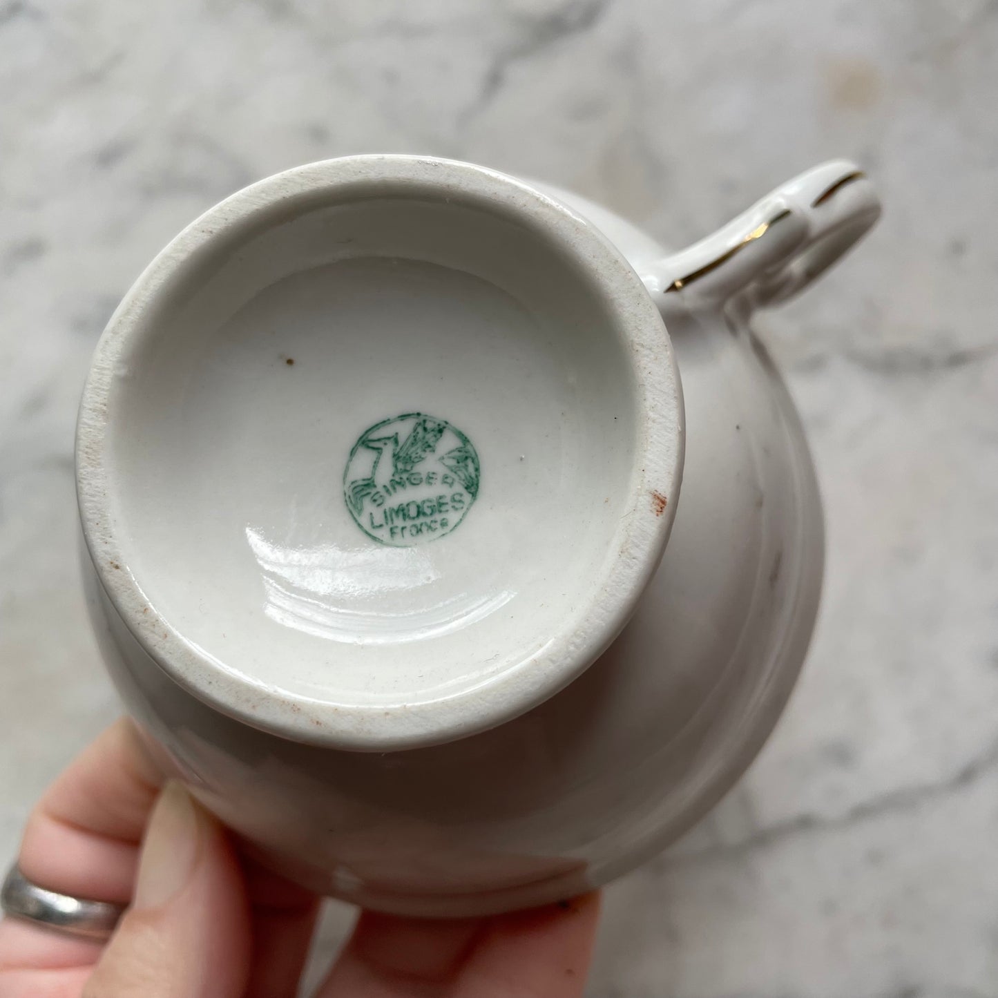 Antique First Communion Tea Cup
