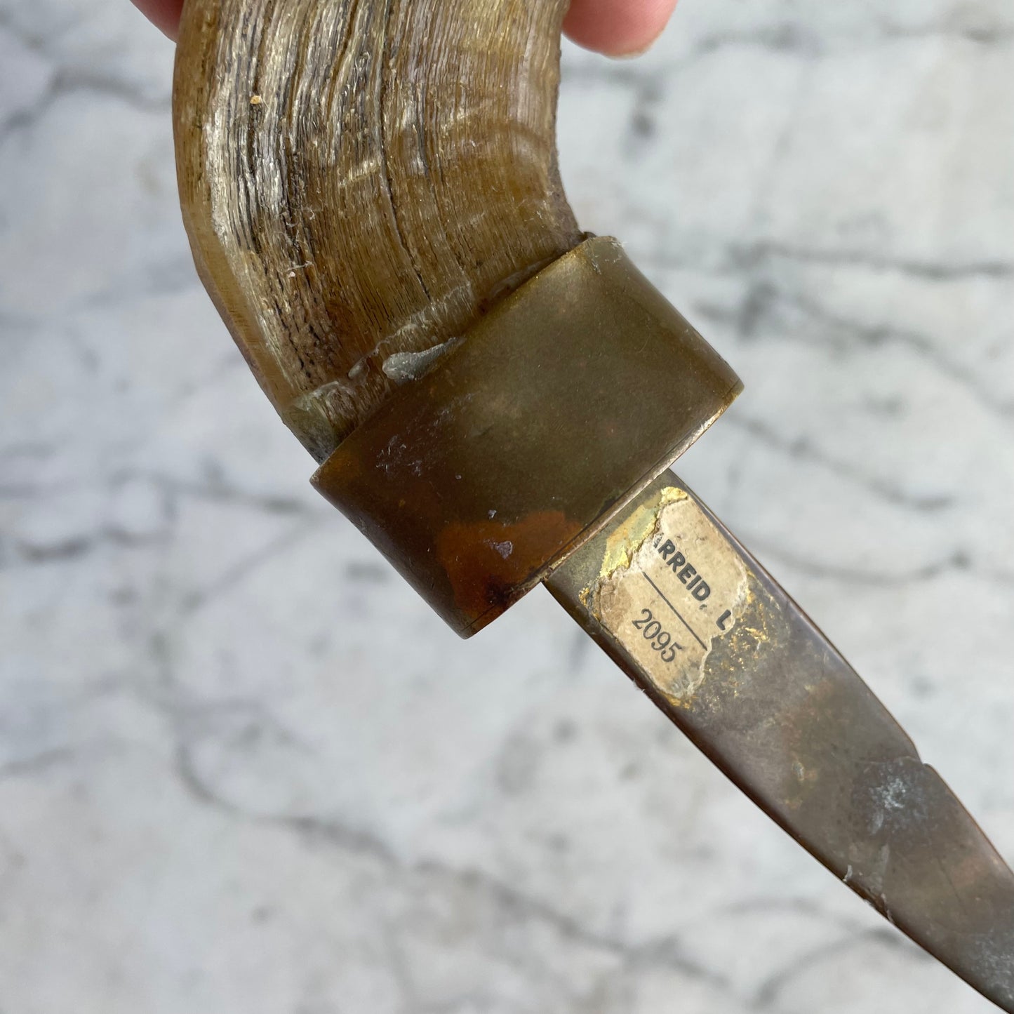 Vintage Horn Letter Opener