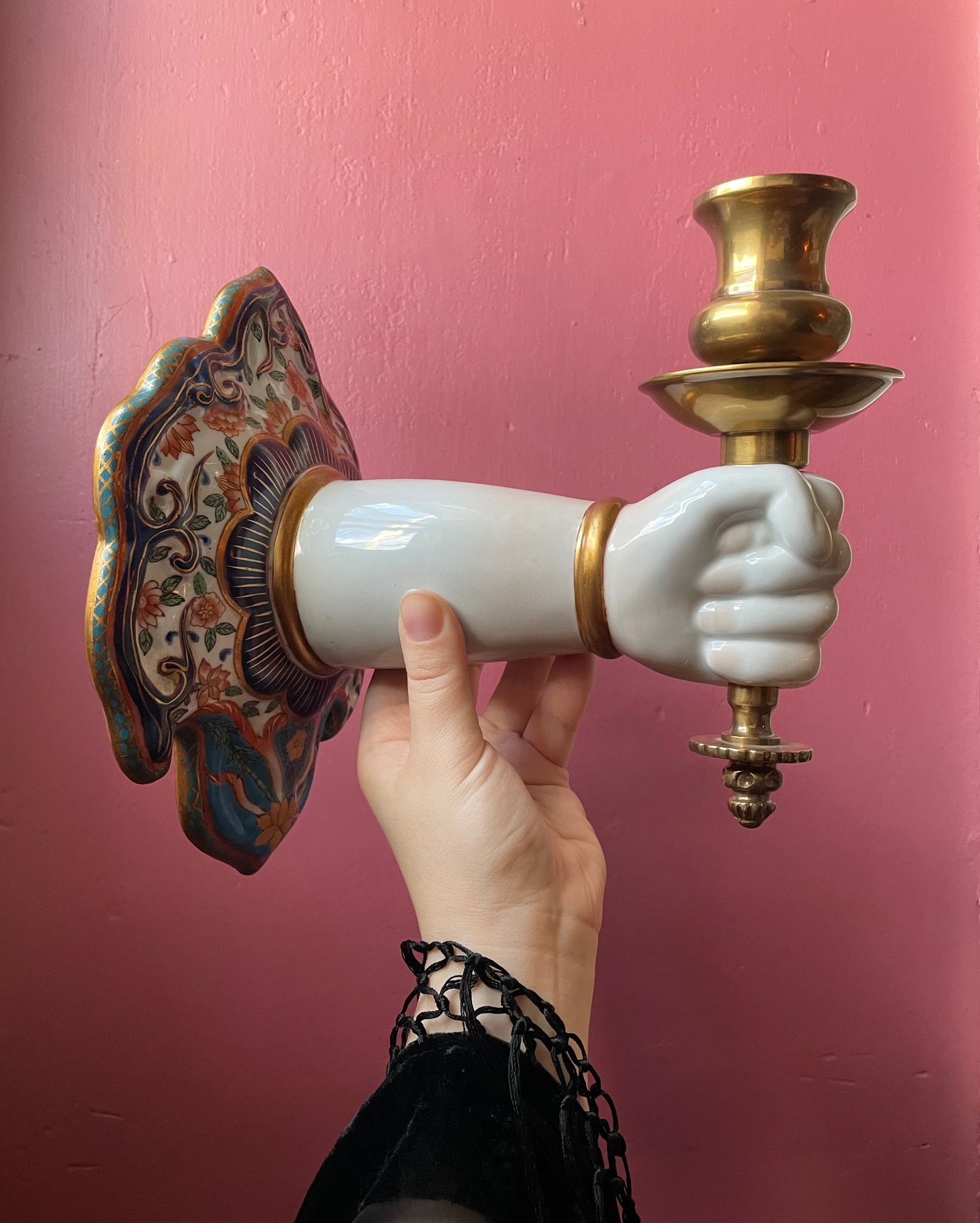 Antique Hand Shaped Venetian Wall Sconces