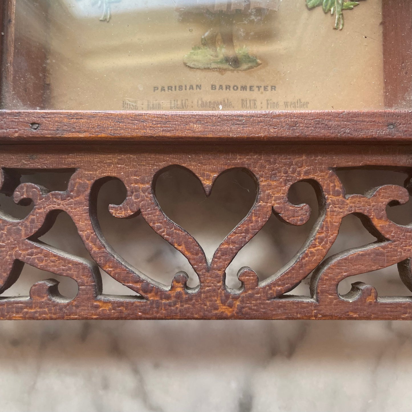 Victorian Scrollwork Shadowbox with Paper Fashion Doll