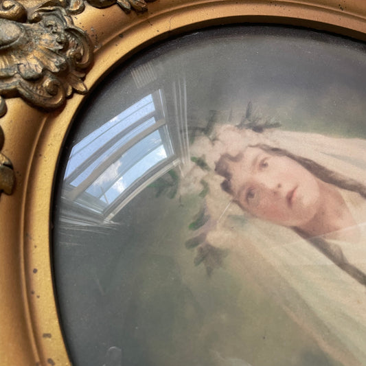 First Communion | Antique Solar Enlargement