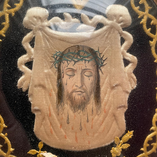 Veronica’s Veil under Domed Glass | Antique Cloister Work