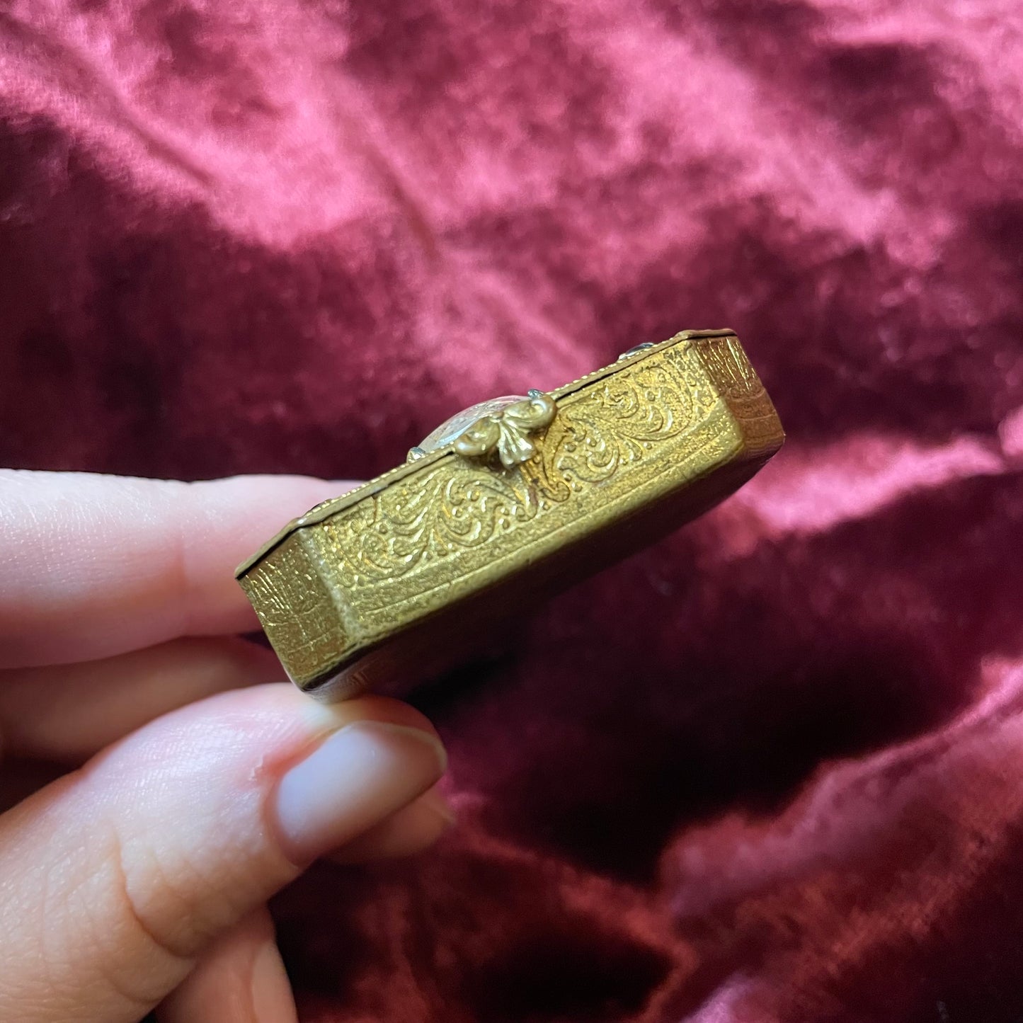 Antique Saint Thérèse de Lisieux Rosary Box