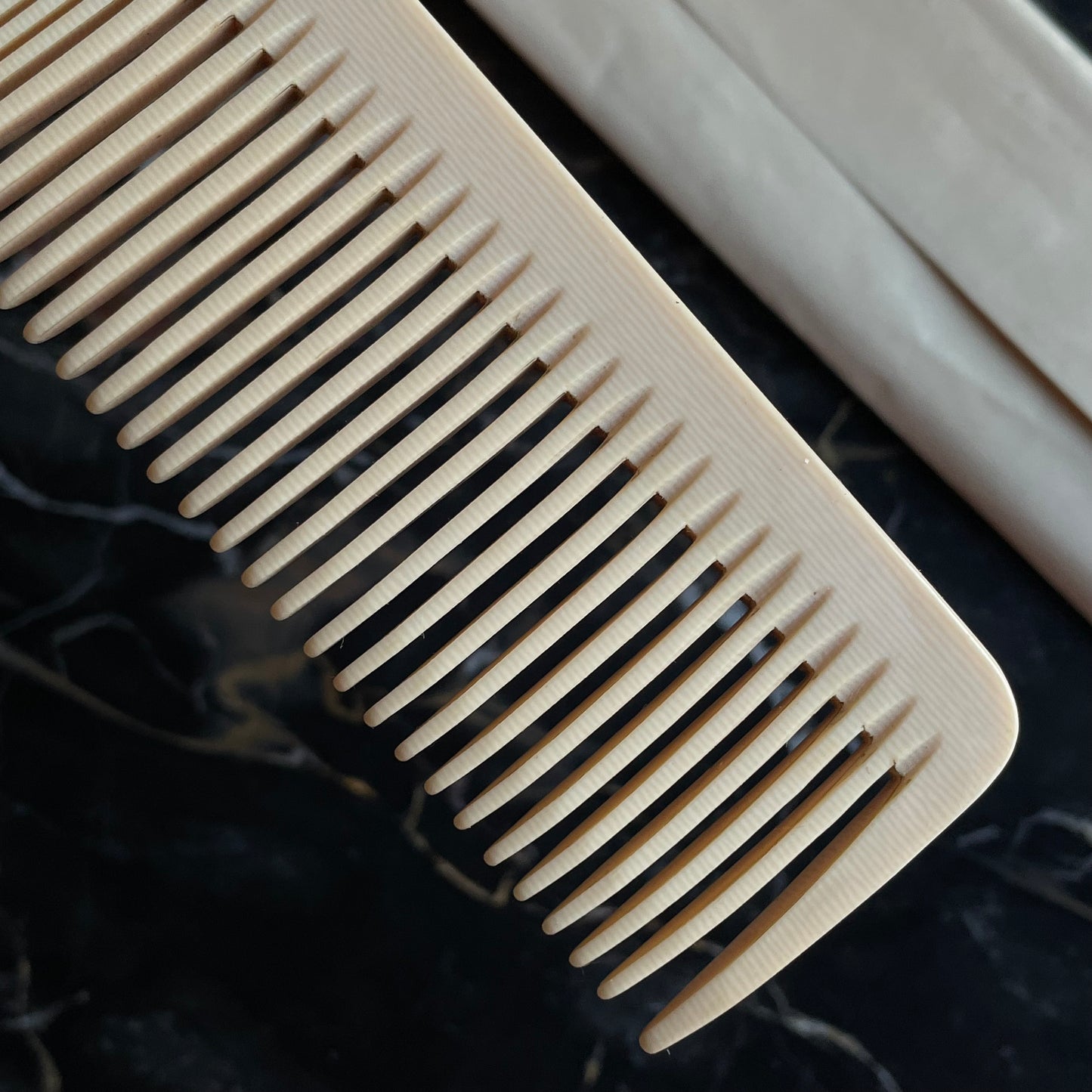 Antique Hair Cuttings in Original Box with Comb
