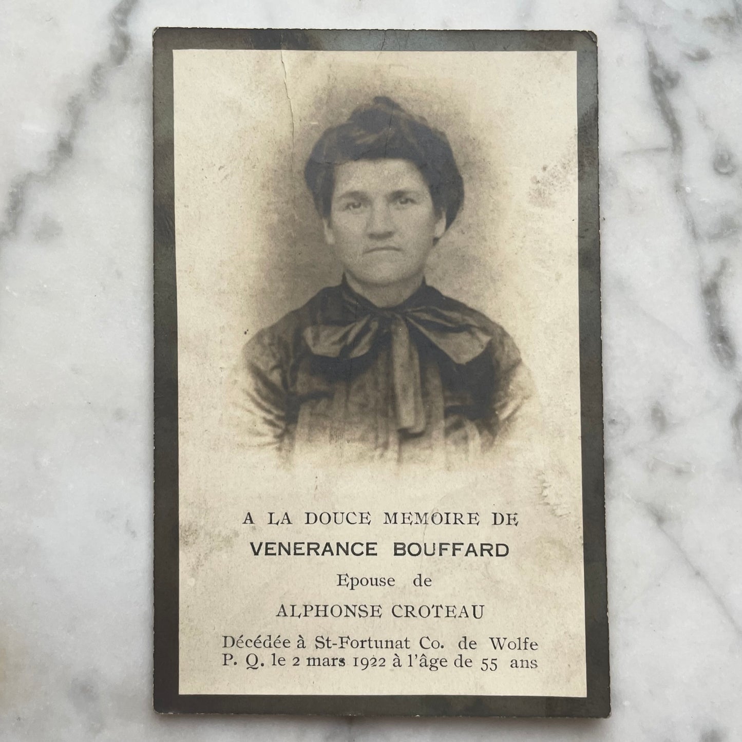 Antique French Funeral Mass Cards