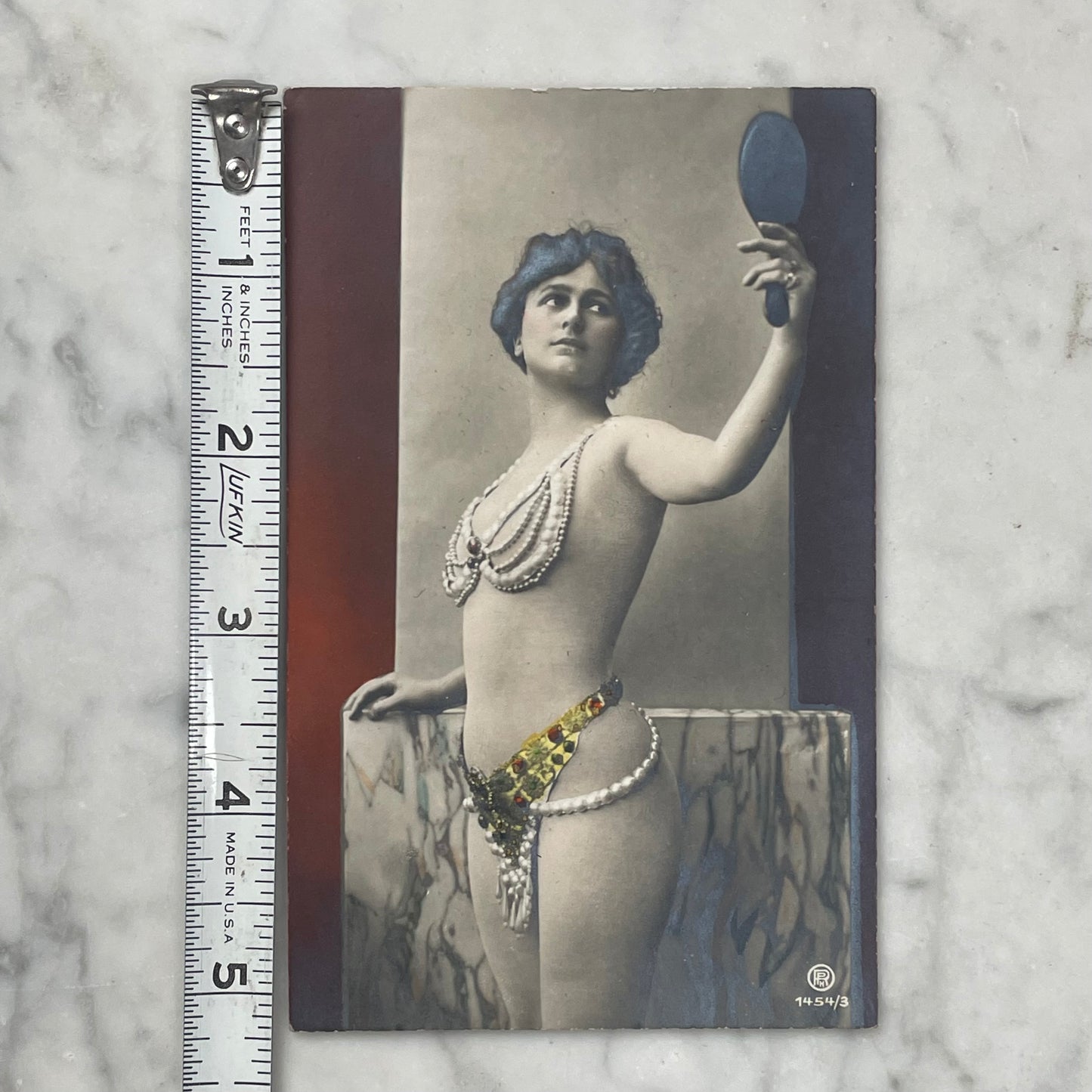Trompe L’œil Erotic Postcard