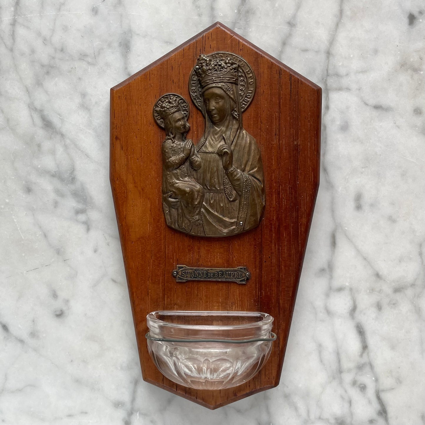 Saint Anne de Beaupré Holy Water Font