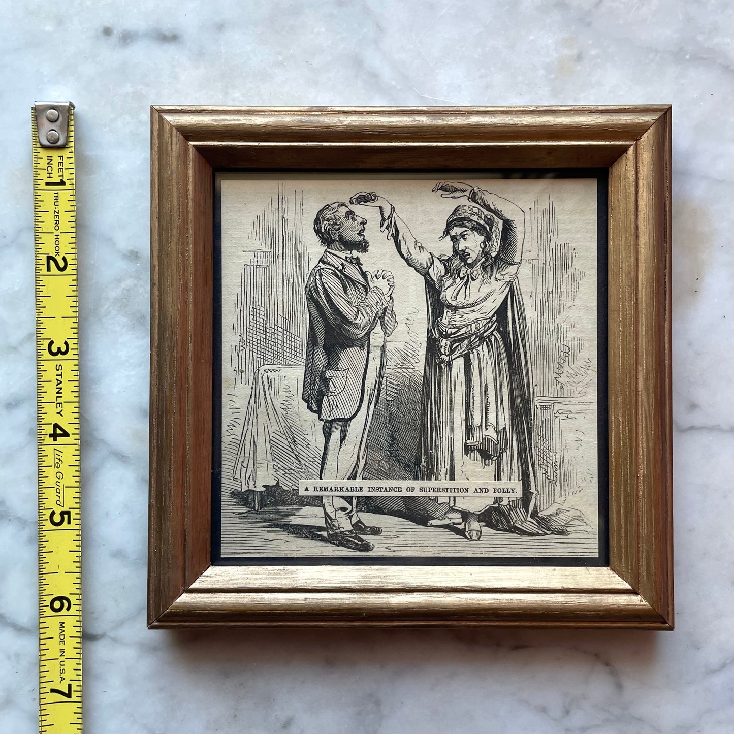A Remarkable Instance of Superstition & Folly | Victorian Fortune Teller Cartoon