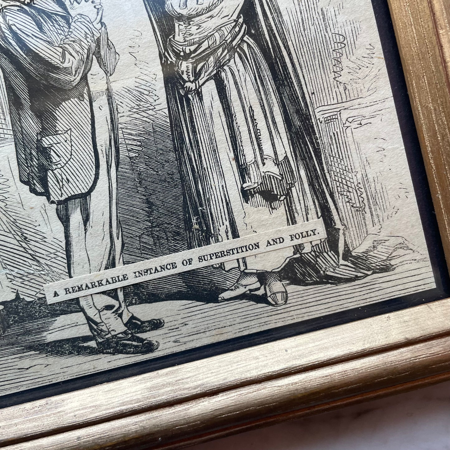 A Remarkable Instance of Superstition & Folly | Victorian Fortune Teller Cartoon