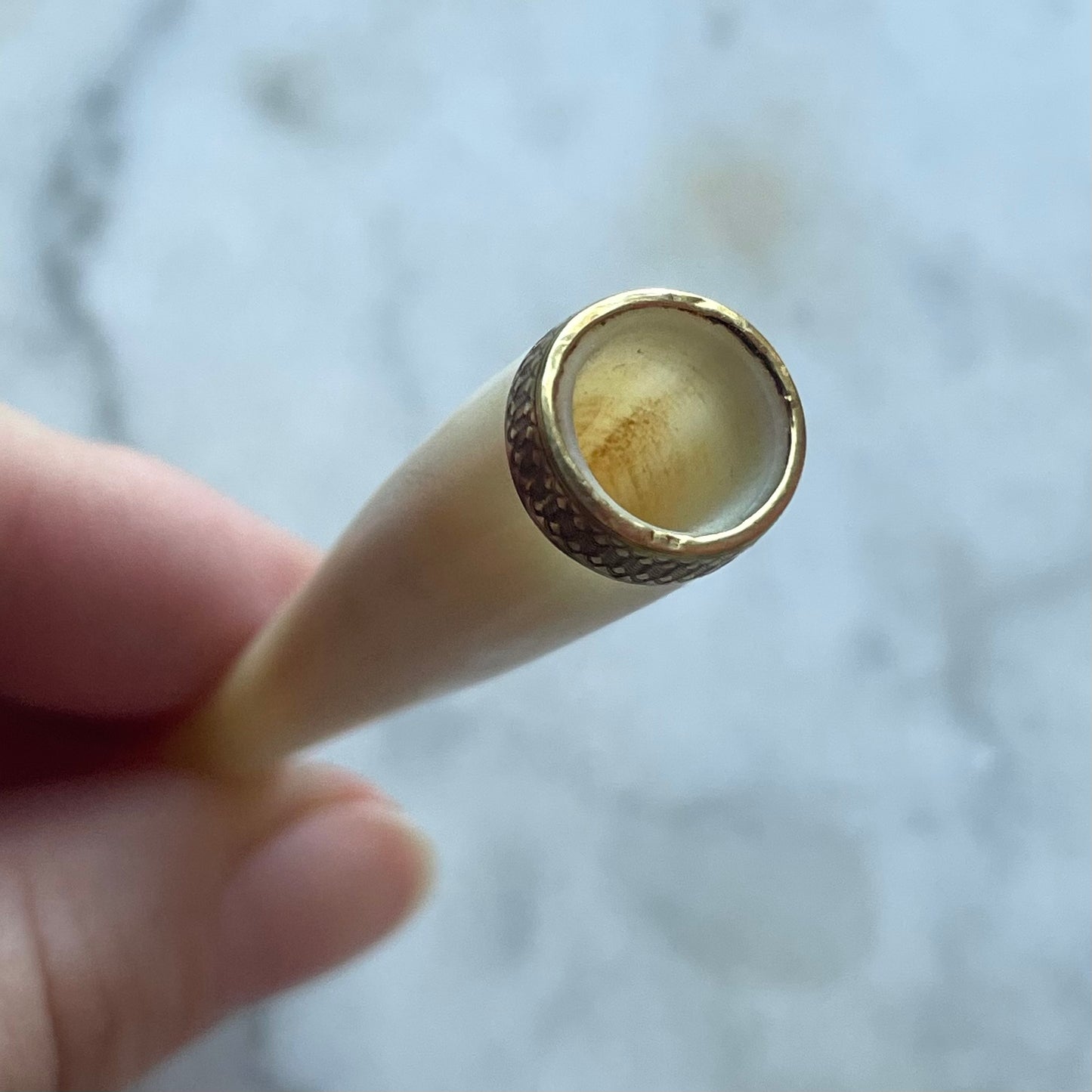 Antique Pearl & Gold Cigarette Holder with Original Case | Diplomat of London