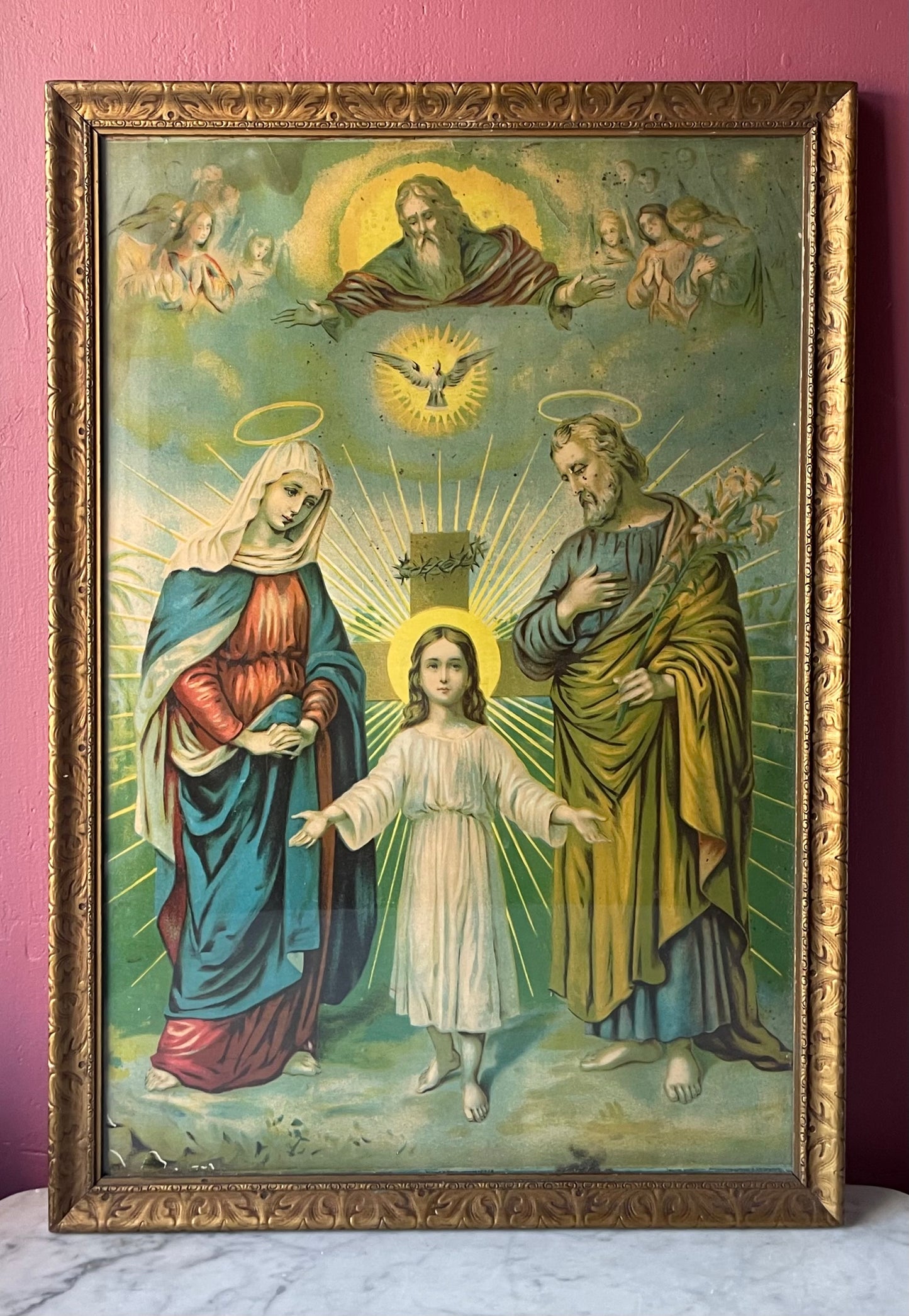 Holy Family | Antique Print