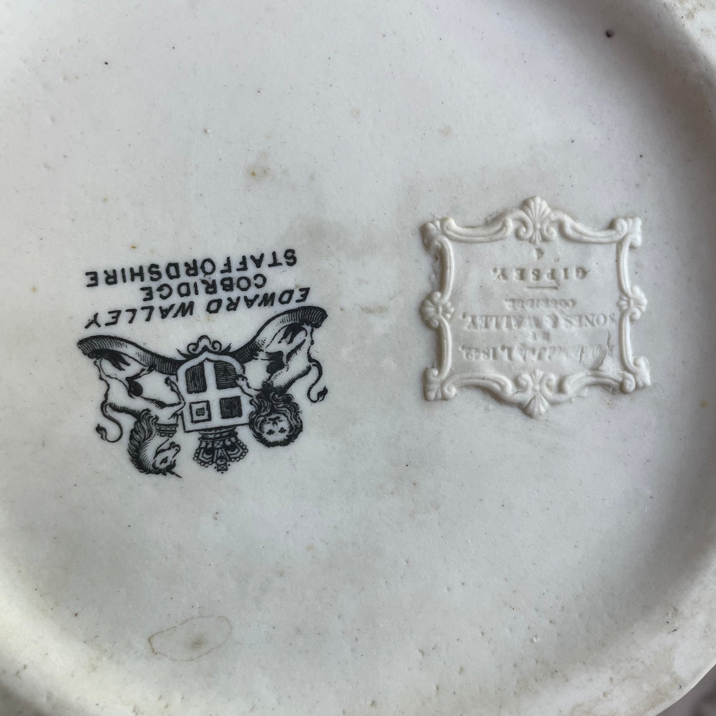 Antique Witch | Jones & Walley Stoneware Pitcher | “Gipsey” Pattern