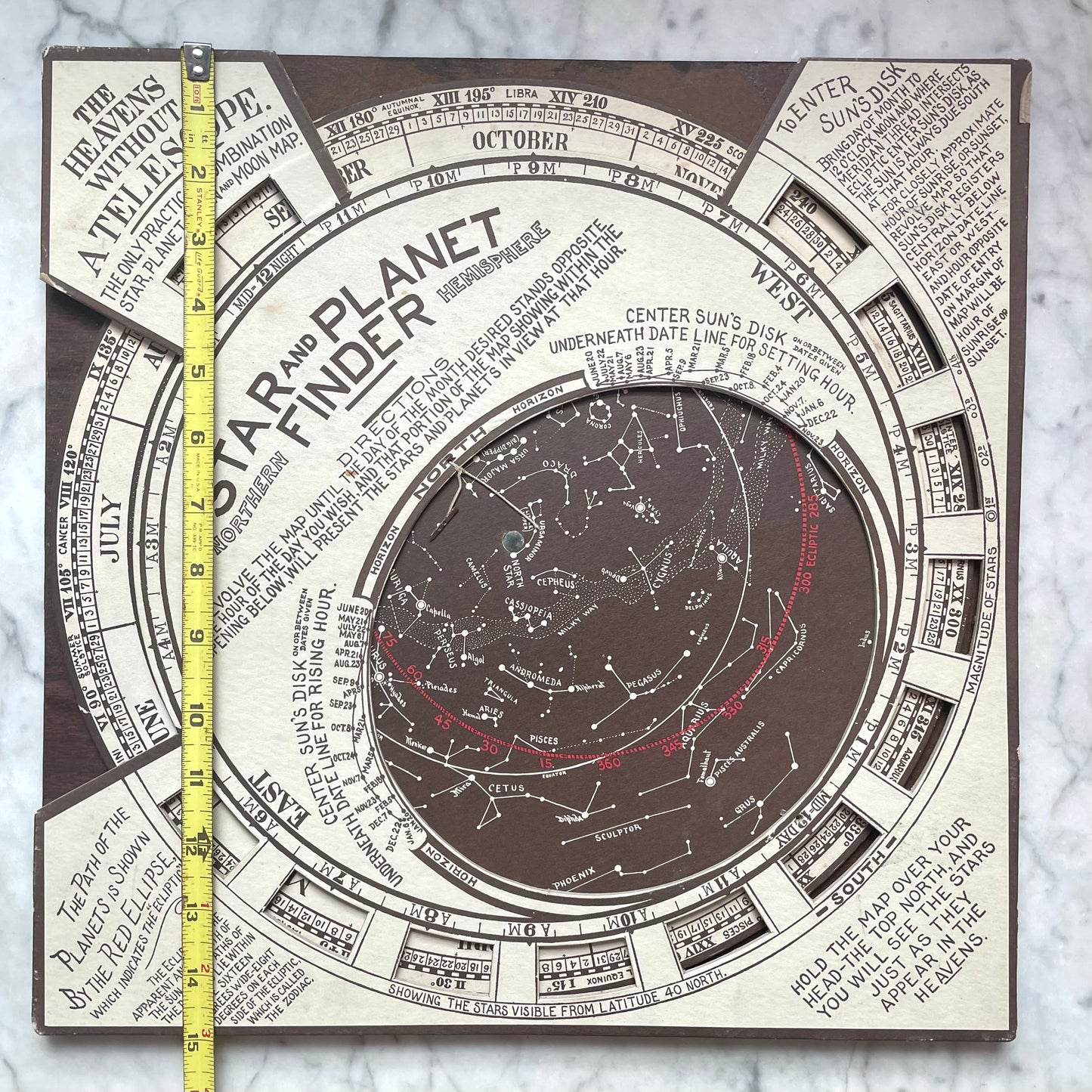 Vintage Star Finder | Astronomy Map