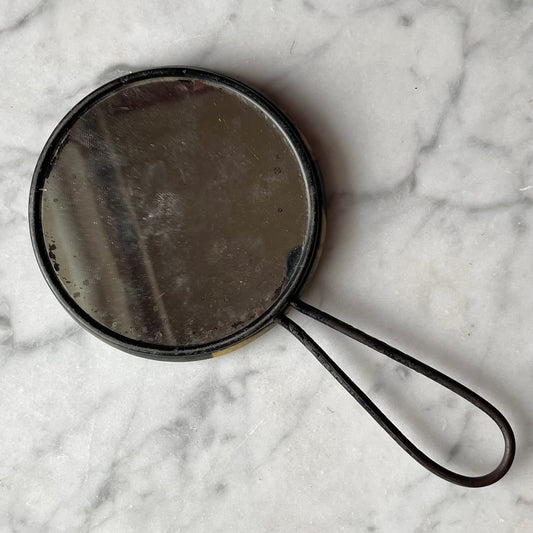 Antique Celluloid Novelty Hand Mirror