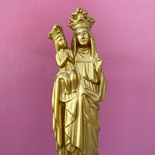 Vintage Madonna & Child Musical Figure | Saint Anne de Beaupré