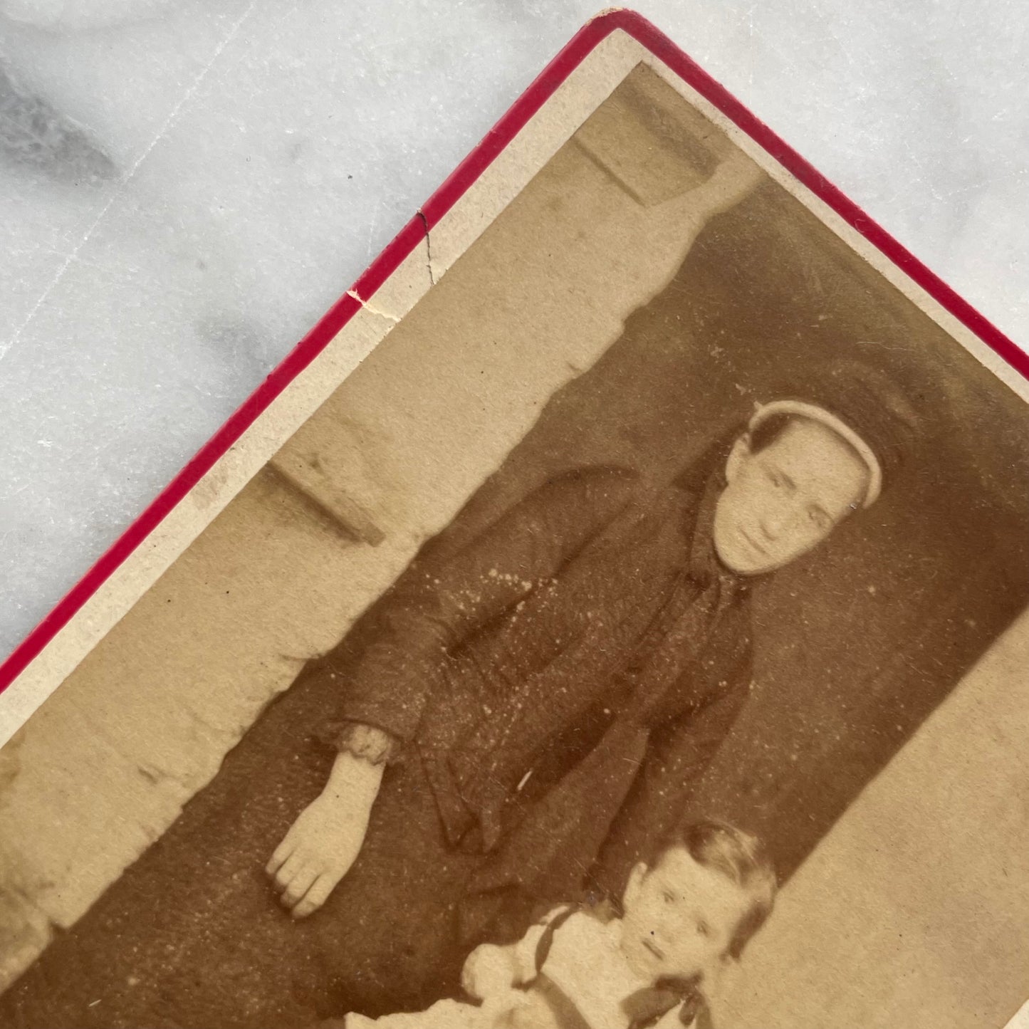 Victorian Mourning Carte de Visite | Widow & Baby