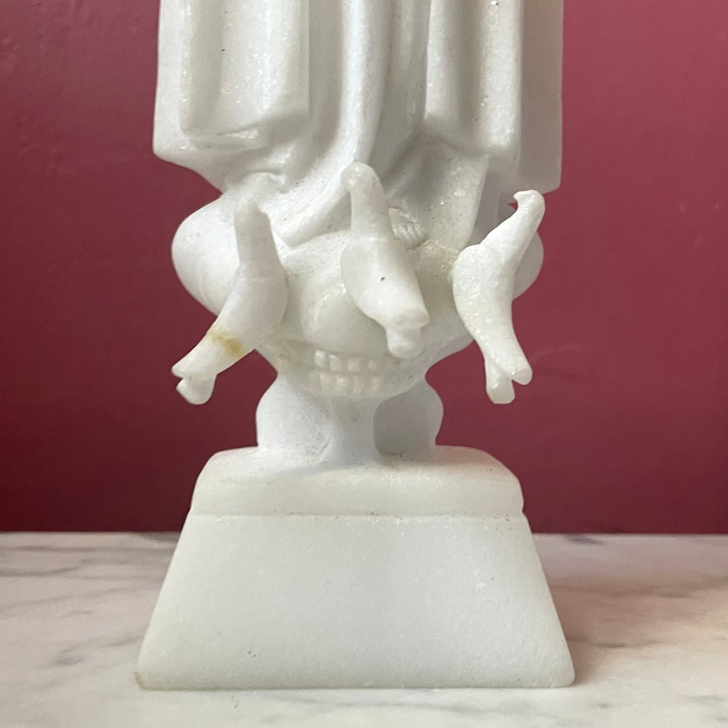 Alabaster Virgin Mary