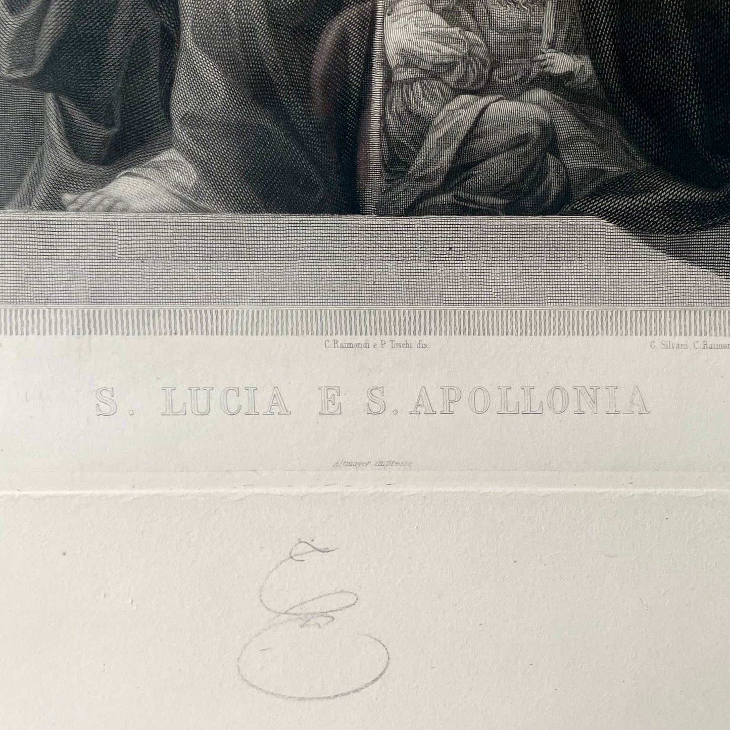 Saint Lucy & Saint Apollonia | Victorian Print